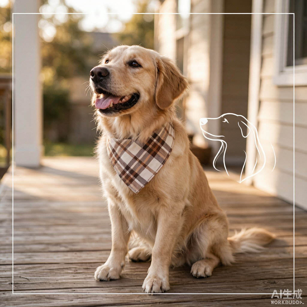 Dog Bandana & Bow Tie Set – Seasonal Accessories for Large Dogs