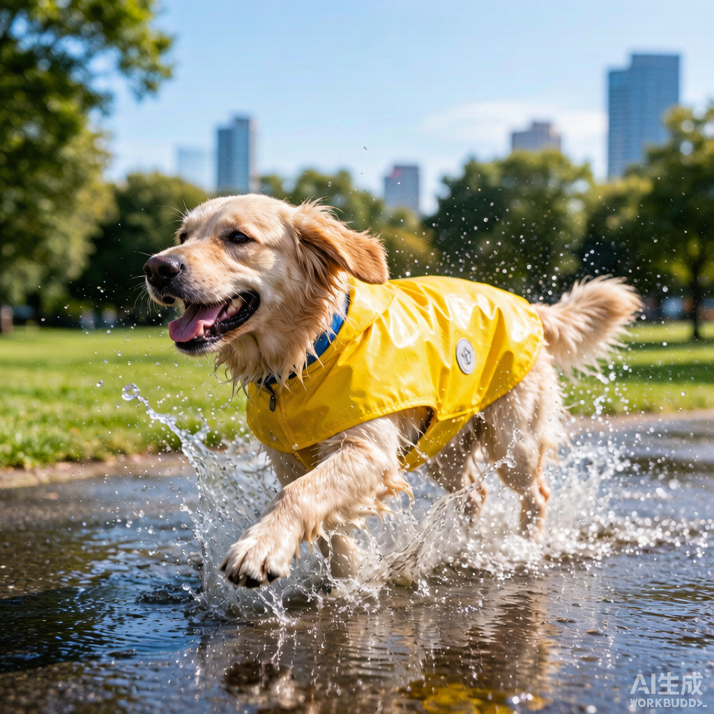 Large Dog Raincoat for German Shepherd – Waterproof Reflective Dog Jacket