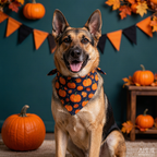 Dog Bandana & Bow Tie Set – Seasonal Accessories for Large Dogs